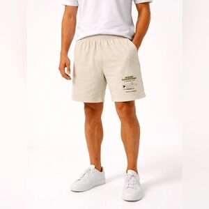 American Apparel "Make Everyday a Surfing Day" Fleece Sweat Drawstring Shorts L